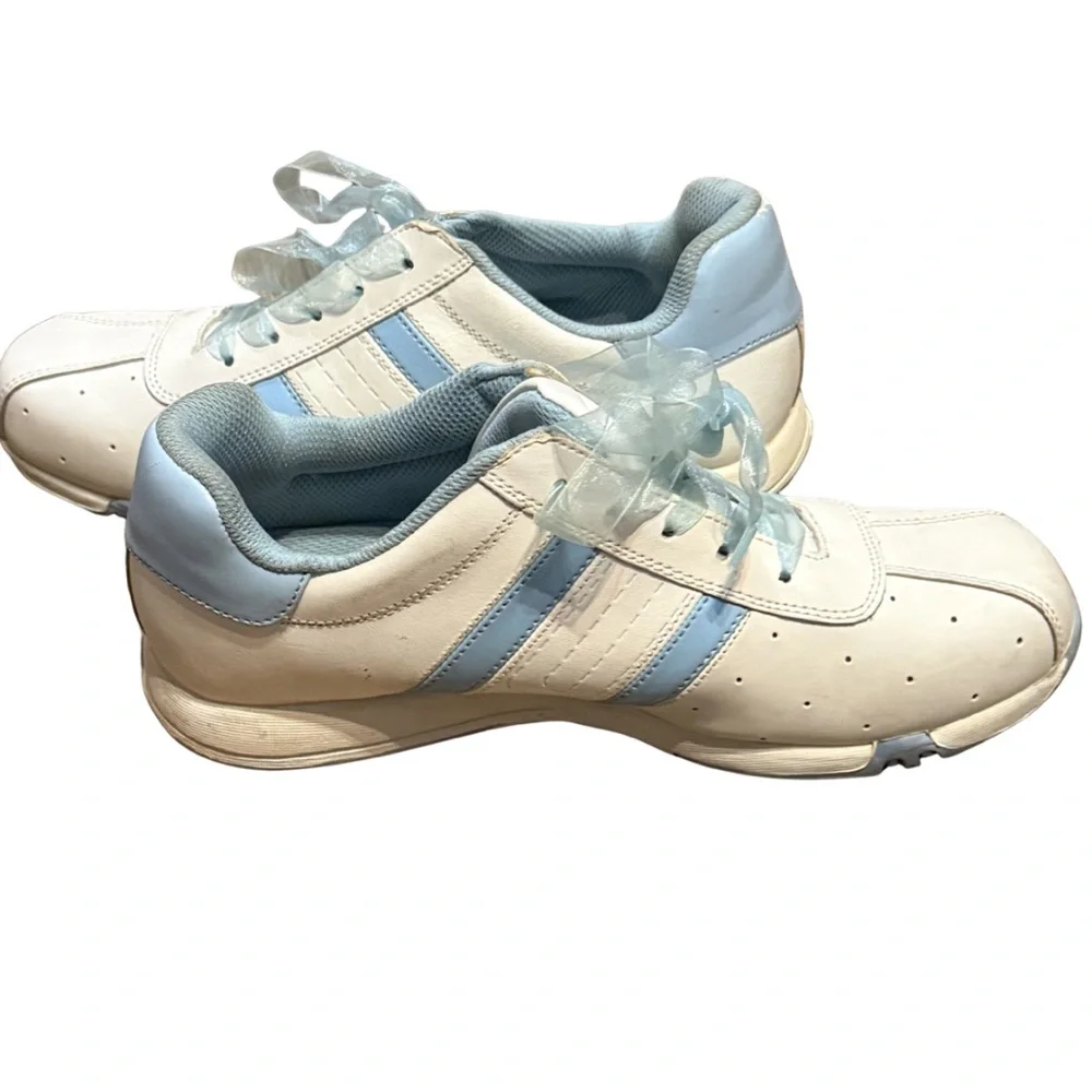Kenneth Cole Y2K Rhinestone Sneakers Blue White Size 6